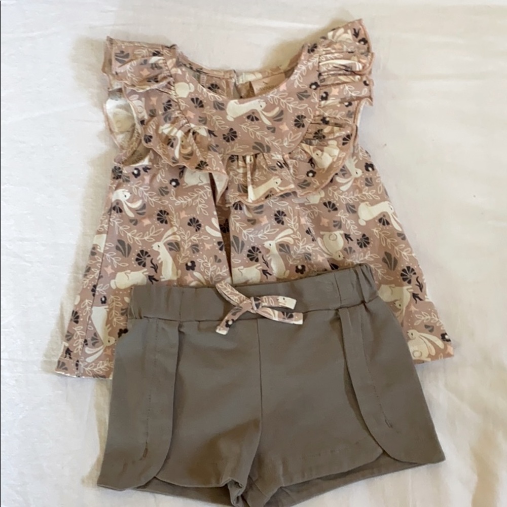 Baby girl matching set